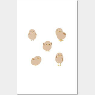 Guess Who Soggy Chick Sticker Pack (Brown) Posters and Art